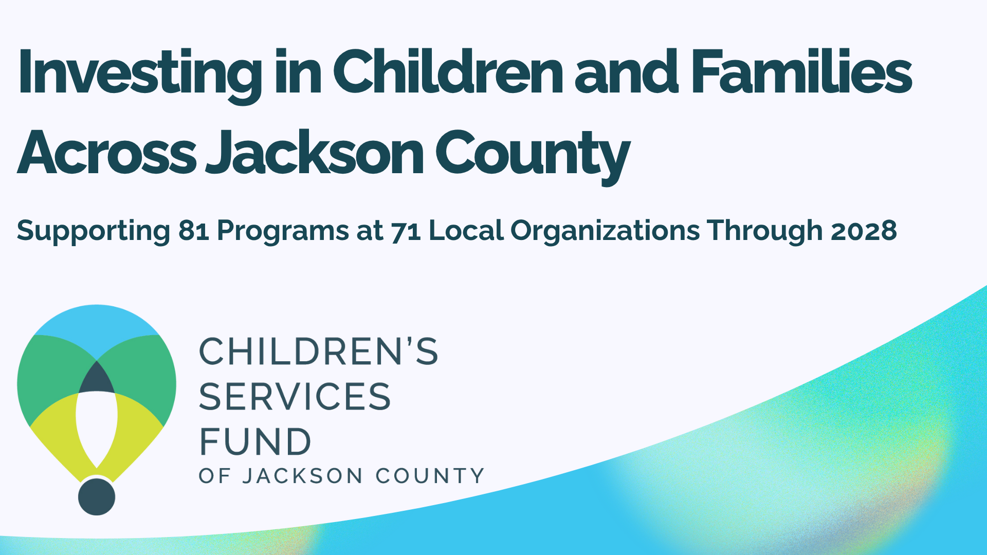 Investing in Children and Families Across Jackson County